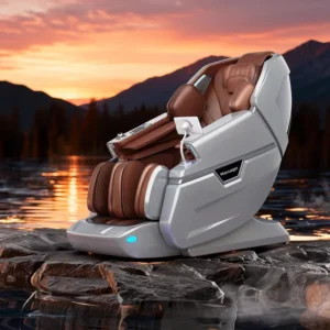 L66 AI Music 4D Massage Chair Air Pressure Bluetooth Foot Spa Foldable OEM ODM for Home Office