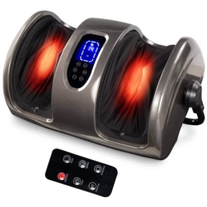 LCD Screen Professional Leg Foot Massager with Adjustable Tendon Muscle Stretching Hot Compress Acupoints Deep Foot Massager