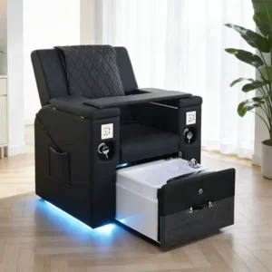 LED Manicure Footbath Chair Nail Salon Furniture Professional Electric Pedicure Chairs Massage Spa Chair With Back Massage