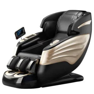LEERCON 5D Zero Gravity Massage Chair Full Body Leather Dual Core Double Mechanism Body Care Stress Relief Space Capsule Chair