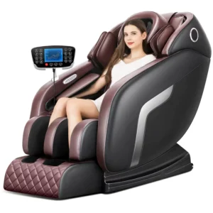 LEERCON Foldable Foot Extension Space Capsule Massage Chair Full Body Equipped With Automatic Roller Adjust HSA FSA Eligible