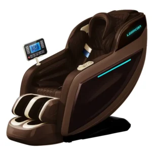 LEERCON Luxury AI Voice Control SL Track Robot Full Body Electric Heat 4D 8D Zero Gravity Massage Chair Free Spare Part
