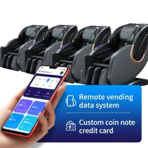 LEERCON Reliable Supply Chain Pro Global Currency Acceptor Full Body Commercial Massage Chair Vending Station Payment System