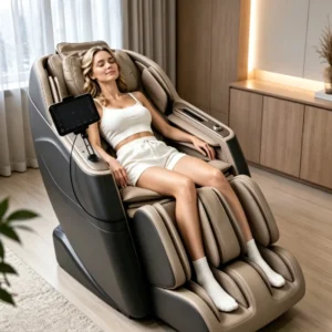 LEMESY Custom Oem 4D 180 Degree Reclining Massage Chair Zero Gravity Full Body Shiatsu SL Track Home Spa Machine