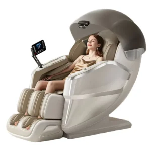LEMESY High End Luxury Recliner New Model 4D Heating Shiatsu SL Track Intelligent Wireless Control Full Body Massage