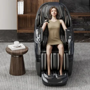 Large Sized Luxury 4D Massage Chair Home Full Body Dual Movement SL Rail Zero Gravity Luxury Space Cabin