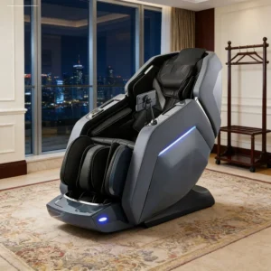 Latest Fashion Trends 4D Zero Gravity Dual Core Massage Chair Modern Air Pressure Deluxe Shiatsu SL Track Full Body