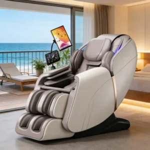 Latest Model 4D Full Body Zero Gravity Massage Chair with Phone and Tablet Holder
