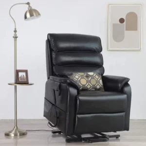 Leather Electric Power Medical Lift up Riser Recliner Chair With Massage and Heat for the Elderly