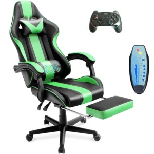 Leather Manufacture High Quality Chaise De Jeu Computer PC E Sports Chair Massage Gaming Chair with Footrest