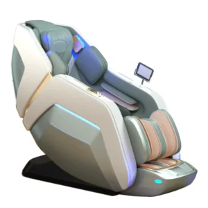 Leather Reclining Full Body Massage Chair Electric Heated Relax Massage Recliner For Multi Scenario Daily Use
