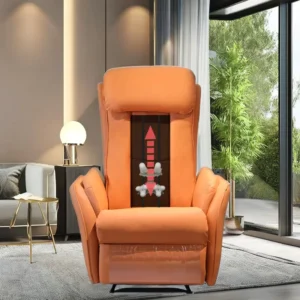 Living Room 1 Person Recliner Electric Sofa Chair Single Recliner Luxury Sofa with Power Massage Full Body Stretch Massage Chair