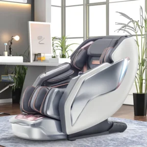 Luxurious 4D Commercial Multi Modes Massage Chair Foot Spa Zero Gravity System Timing Control PU Leather Body Application
