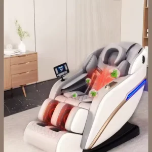 Luxury 0 Gravity Electric 3D 4D 8D SL Track Salon Massage Chair Bed Vibrating Smart Therapy 8 Roller Massage Chair