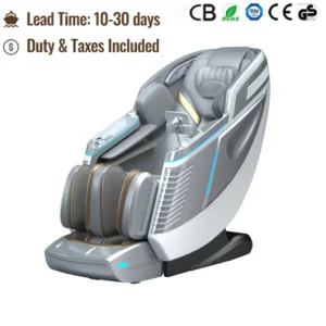 Luxury 0 Gravity Electric 3D 4D 8D SL Track Salon Massage Chair Full Body