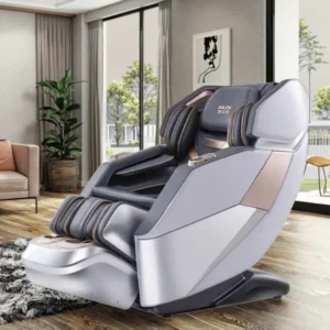 Luxury 3D Robotic Massage Chair Foot Roller AI Voice Health Check Zero Gravity Full Body Leg Airbag Infrared Physiotherapy