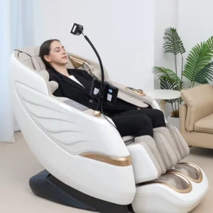 Luxury 3D Shiatsu Electric Massage Chair with Zero Gravity and Air Pressure System Waist and Calf Heating for Body Application