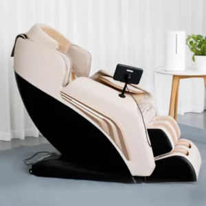 Luxury 3D Zero Gravity Massage Chair with PU Leather AI Voice Control Full Body & Foot Massage Customizable