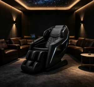 Luxury 4D Full Body Power Lift Recliner With Heat And Electric Massage Sofa Shiatsu Massage Chair With Music Function