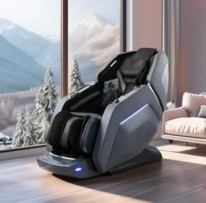 Luxury 4D Full Body Zero Gravity Air Pressure Shiatsu Dual Core Massage Chair Executive Edition for Offices