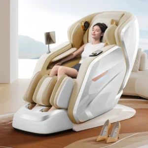 Luxury 4D Intelligent Massage Chair with Extended SL Track Zero Gravity Thai Stretch Graphene Heat Foot Reflex Rollers Health