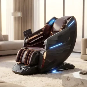 Luxury 4D Pro Massage Chair Full Body Foot Shiatsu SL Track Zero Gravity Heated Recliner Kneading Tapping Stretching Hot