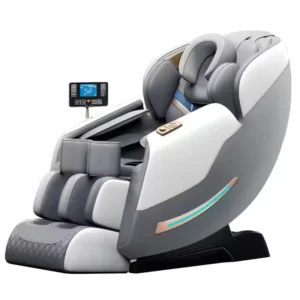 Luxury 4D SL Rail Zero Gravity Massage Chair Full Body Airbag Compression Touch Screen & Bluetooth Function