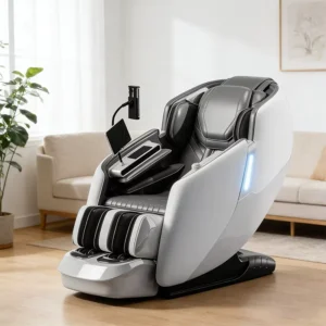 Luxury 4D SL Track 3D Zero Gravity Massage Chair Modern High End Electric Dual Core Zero Gravity Full Body Massage Chair