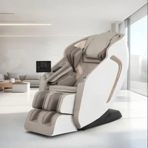 Luxury 4D Zero Gravity Full Body Massage Chair Electric Shiatsu Heated Recliner AI Voice Control Adjustable Footrest Home