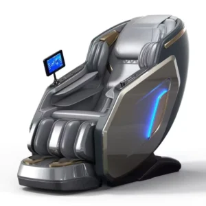 Luxury 5D 6D Massage Chair Full Body Zero Gravity AI Voice Control SL Track with Heating and Foot Roller for Home Use