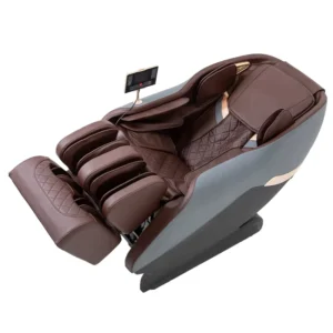 Luxury 5D Zero Gravity Full Body Shiatsu Massage Chair Recliner Modern Leather 9D Portable Features for Arm Leg Neck Foot