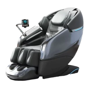 Luxury 5D Zero Gravity Recliner Shiatsu Rollers Smart Body Detection AI Voice Control HiFi Bluetooth Massagers Massage Chair