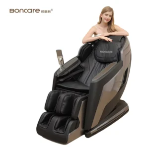 Luxury AI Voice 4D Full Body Power Lift Recliner With Heat And Electric Massage Sofa Shiatsu Massage Chair With Music Function
