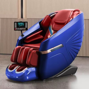 Luxury AI Voice Controlled SL Track Shiatsu Robot Full Body Electric Heat 4D Zero Gravity Multifunctional Massage Chair