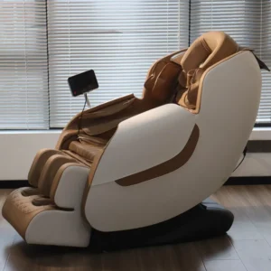 Luxury Air Pump Smart Zero Gravity Brown Full Body Electric Shiatsu Massage Chairs for Leg 8 Points