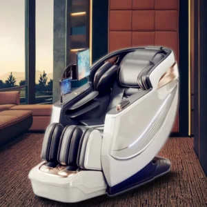 Luxury Automatic 4D Space Pod Multi Function Electric PU Leather Zero Gravity Massage Chair Musical Function for Full Body