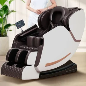 Luxury Automatic Full Body Massage Chair New Arrival Zero Gravity Feature White Massager Sofa Home Use