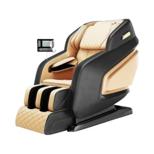Luxury Black Leather Zero Gravity 4D Smart Massage Chair Full Body Luxury Black Smart Massage Chair