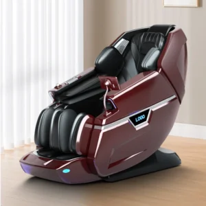 Luxury Body Massage Chair with Air Pressure and Kneading Features