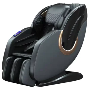 Luxury Commercial Mobile Core Dual SL Rail Zero Gravity Hot Compress Massage Chair Waist Heating Airbag Wrap Neck Kneading