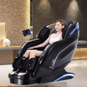 Luxury Custom Air Pressure Shiatsu Heating 3d Neck Head Foot Full Body 4D Zero Gravity Massage Chair