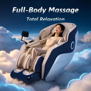 Luxury Custom Logo Zero Gravity 4D Massage Chair with PU Leather Body Relaxation Health Care Excellent Price