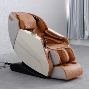 Luxury Dual Core 4D Full Body Massage Chair Featuring Zero Gravity and Shiatsu Technology for Home Wellness