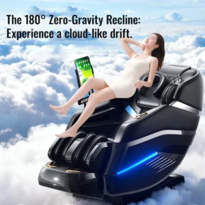 Luxury Dual Core 4D SL Track Massage Chair for Family Shared Use