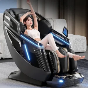 Luxury Dual Core Massage Chair with Intelligent Hot Compress