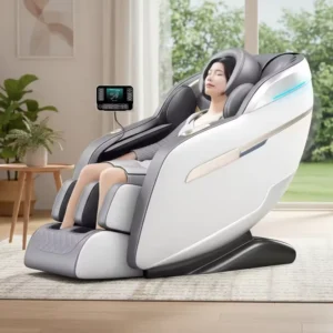 Luxury Electric 8D Zero Gravity Full Body Massage Chair with Foot Rollers Bluetooth System 110-240V