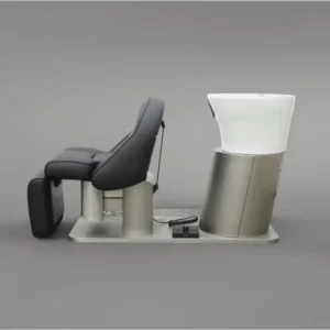 Luxury Electric Beauty Salon Barber Chair Synthetic Leather Durable Construction 360 Degree Rotation Height Adjustable Massage