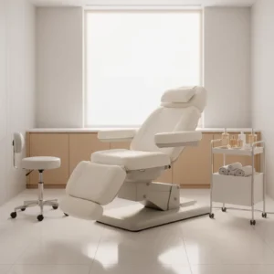 Luxury Electric Cosmetic Esthetician Beauty Bed Salon Spa Lash Facial Dermatology Aesthetic Chair Table De Massage Electroniques
