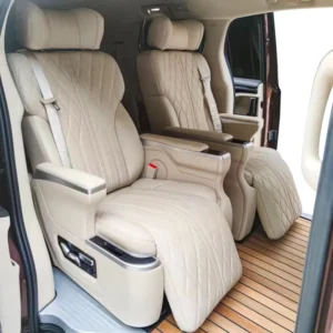 Luxury Electric Luxury Massage Chair Leather Modified Aviation Seat Functions For Mercedes Vito V class W447 Toyota Hiace
