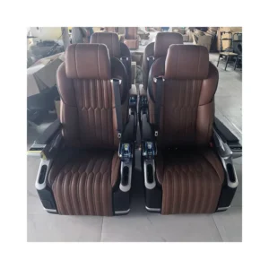 Luxury Electric Massage Chair Leather Modified Aviation Seat Functions For Mercedes Vito V-Class W447 Toyota Hiace